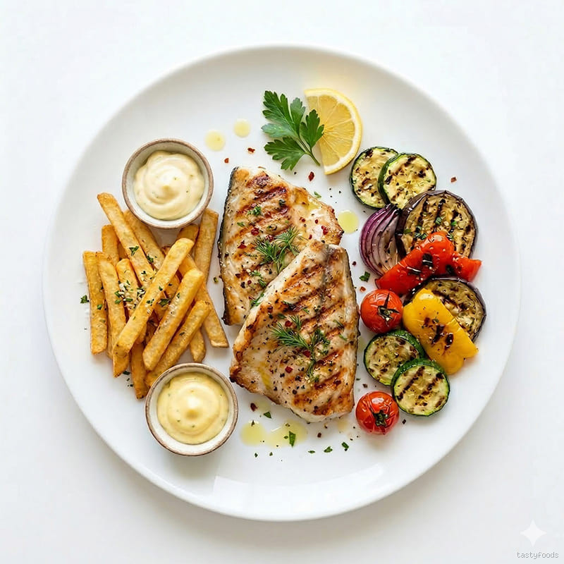 Doradfilet von Grill