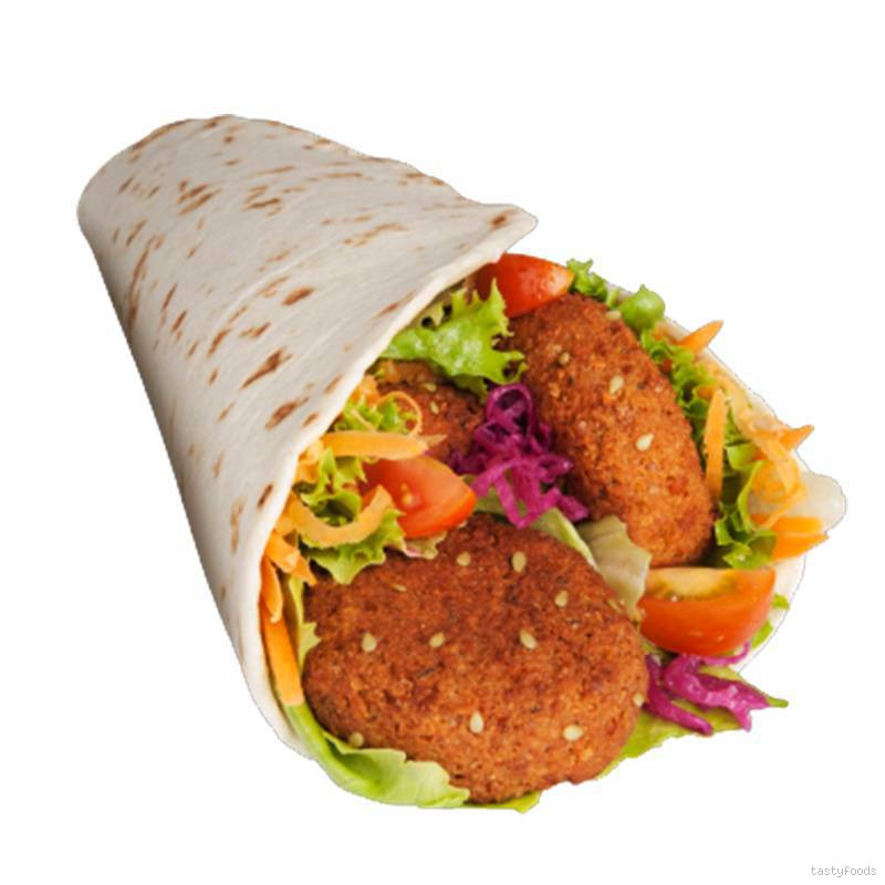 Falafel (8 Stück) Fladenbrot