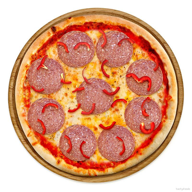 Pizza Picante (sehr scharf)